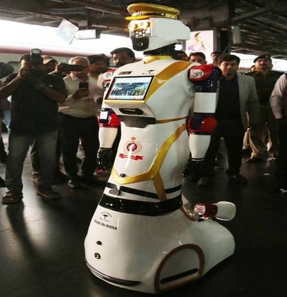 Illustration for ASC ARJUN Railway Humanoid Robot (Railway Robotics)