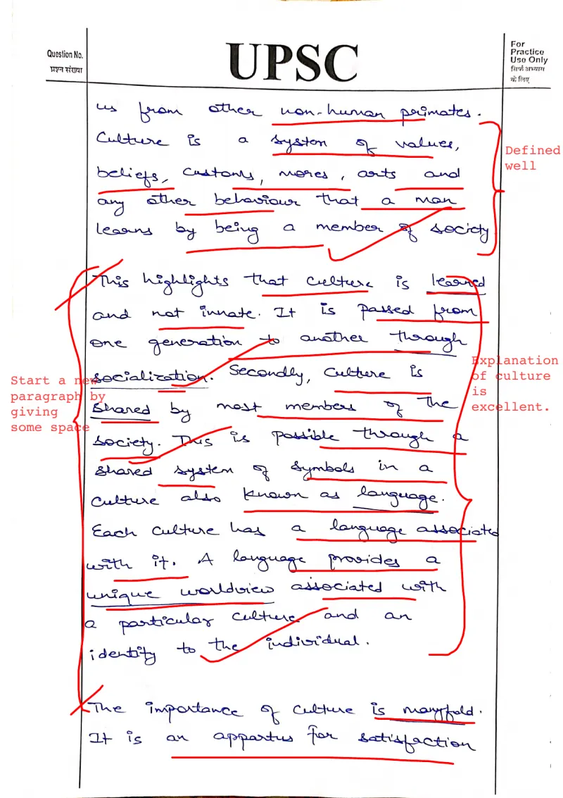 Apeksh Jakhar — UPSC Essay mains answer copy (Rank 782, CSE 2023): handwritten answer sheet