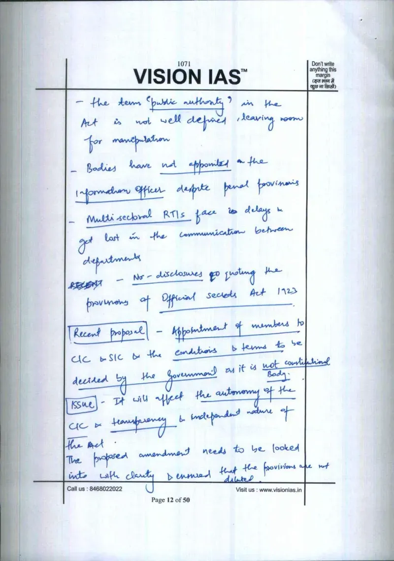 Kanishak Kataria — UPSC General Studies mains answer copy (AIR 1, CSE 2018): handwritten answer sheet — further page from this booklet (3 of 3 shown)