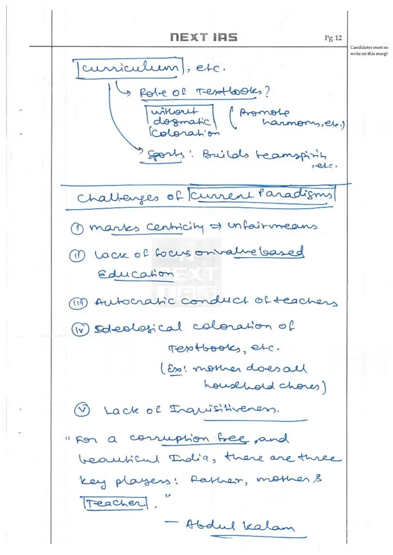 Raghav Jhunjhunwala — UPSC Ethics (GS4) mains answer copy (Rank 4, CSE 2025): handwritten answer sheet — further page from this booklet (3 of 3 shown)