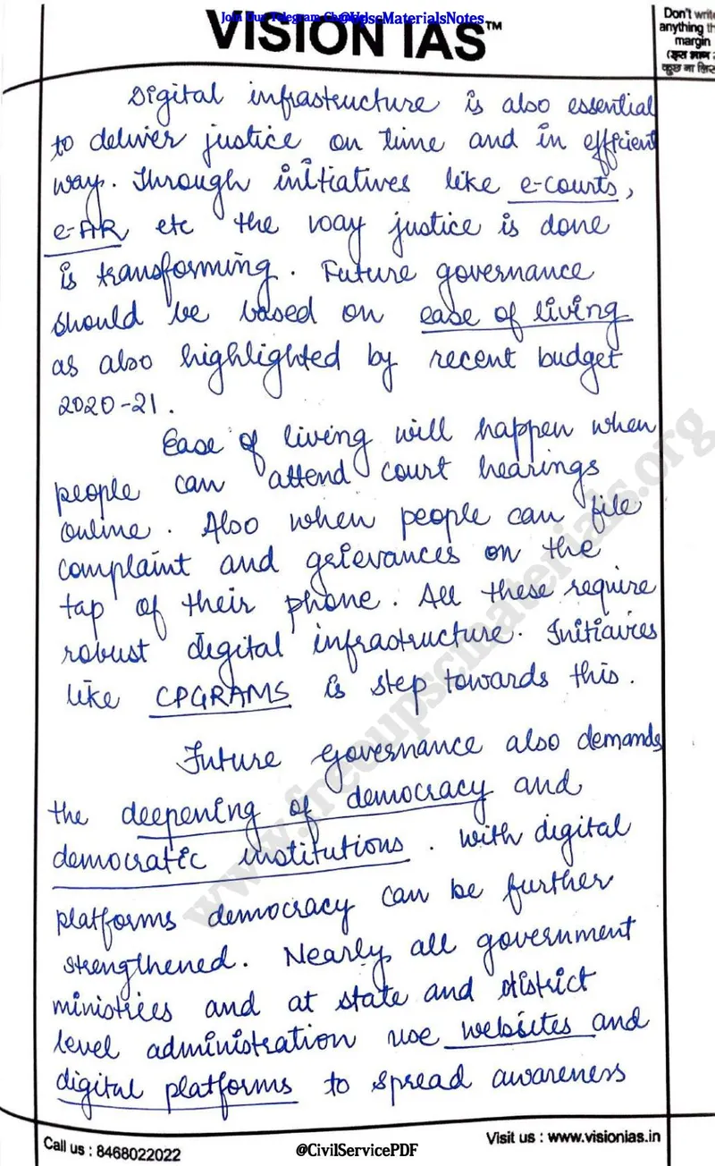 Shubham Kumar — UPSC Essay mains answer copy (AIR 1, CSE 2020): handwritten answer sheet — further page from this booklet (1 of 3 shown)