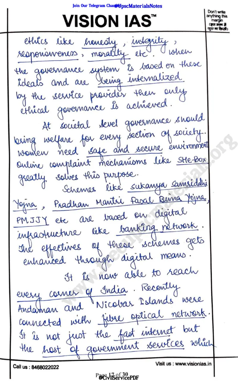 Shubham Kumar — UPSC Essay mains answer copy (AIR 1, CSE 2020): handwritten answer sheet