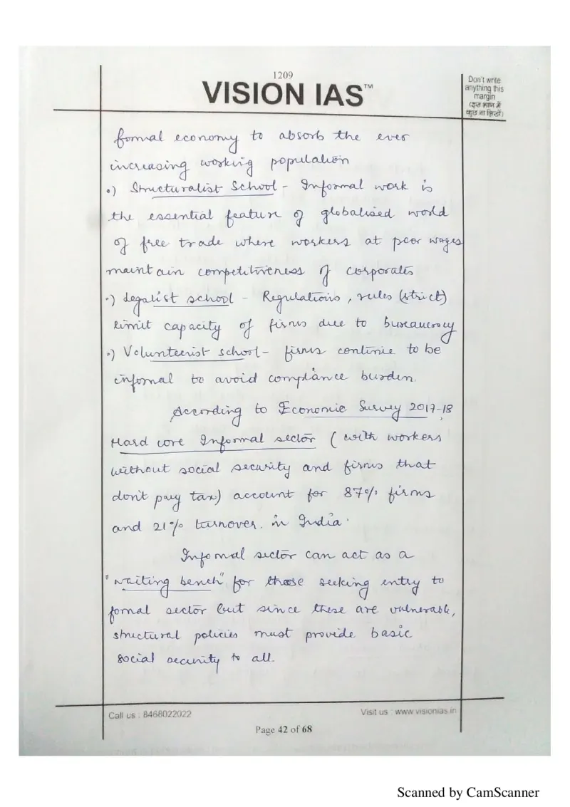 Srushti Jayant Deshmukh — UPSC General Studies mains answer copy (AIR 5, CSE 2018): handwritten answer sheet