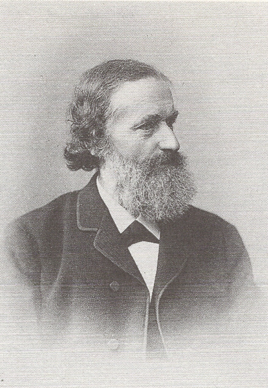 Portrait of the 19th-century German physicist Gustav Robert Kirchhoff.