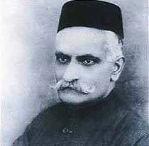 Portrait of Motilal Nehru, Indian freedom-movement leader