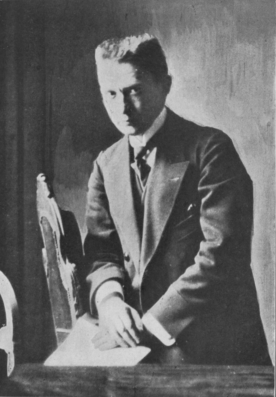 Historical portrait of Alexander Kerensky, head of the 1917 Russian Provisional Government