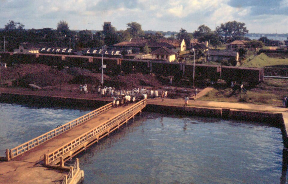 Waterfront jetty at Cochin (Kochi) harbour, Kerala