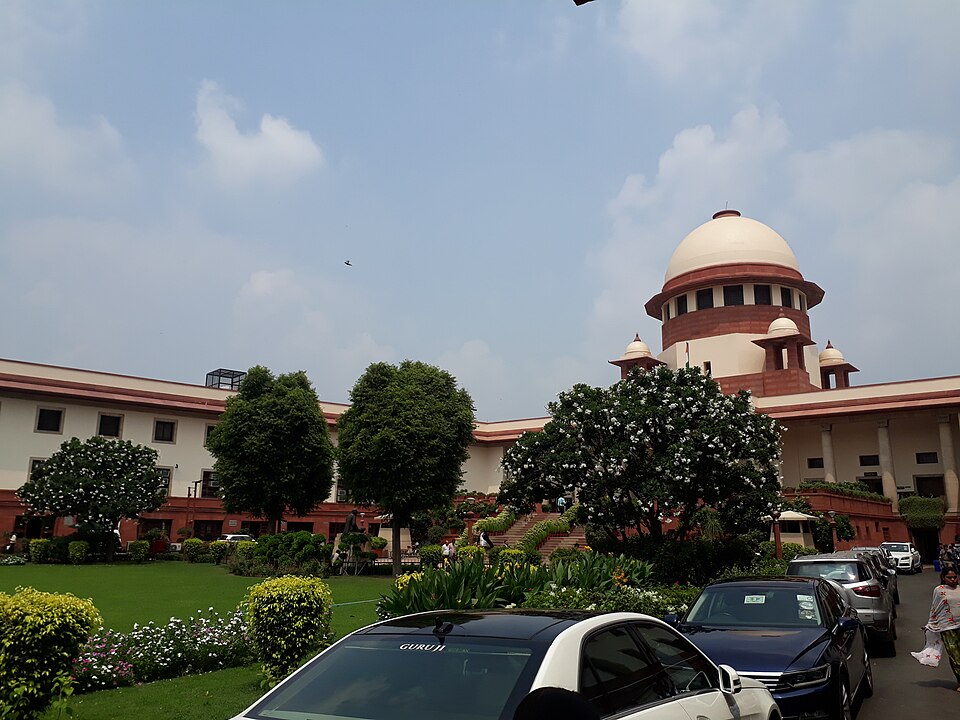 The Supreme Court of India building with its central dome, New Delhi