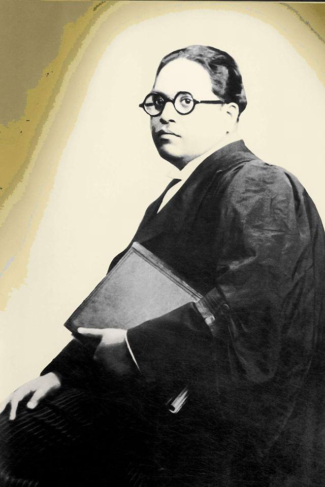 Dr B. R. Ambedkar as a barrister, 1922