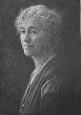 Portrait of Margaret Cousins, co-founder of the Women's Indian Association