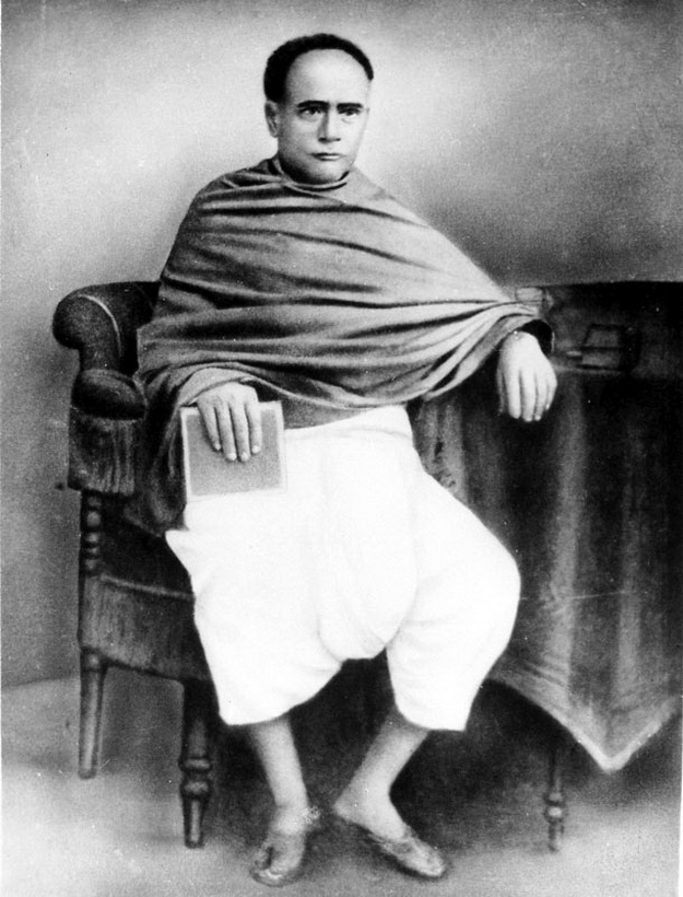 Portrait of Bengali reformer Ishwar Chandra Vidyasagar